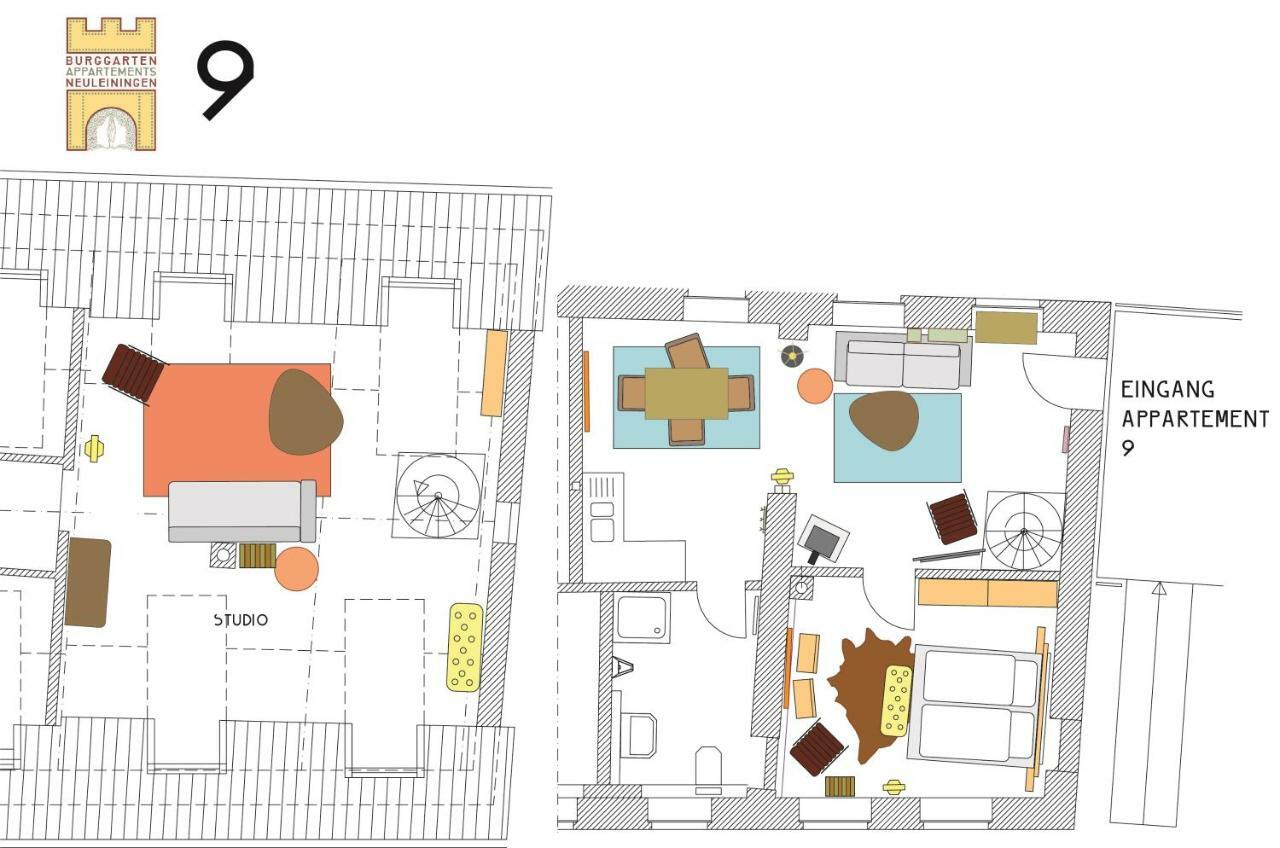 Burggarten Appartements Neuleiningen Buitenkant foto